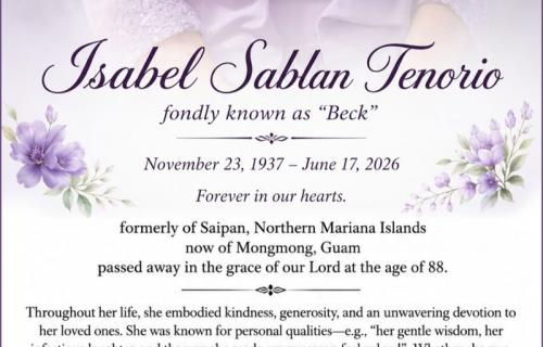 Isabel Sablan  Tenorio